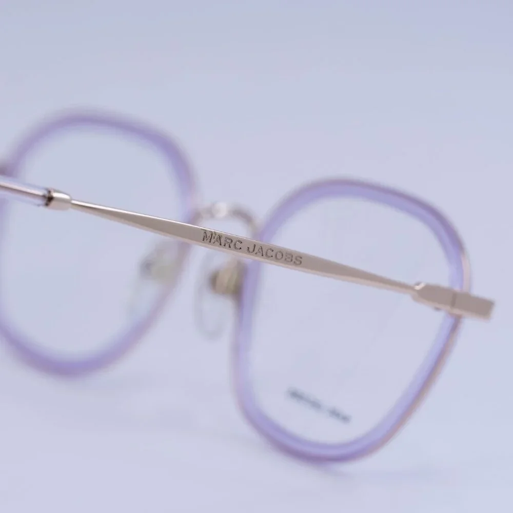 Marc Jacobs MARC 702/G 0789 00 Eyeglasses - Lilac/Gold Frame 49mm